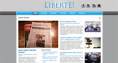 Desktop Screenshot of liberteworld.com